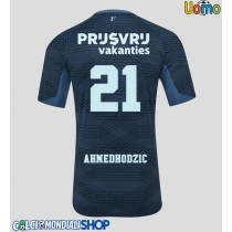 Maglie da calcio Feyenoord Anel Ahmedhodzic #21 Seconda Maglia 2025-26 Manica Corta